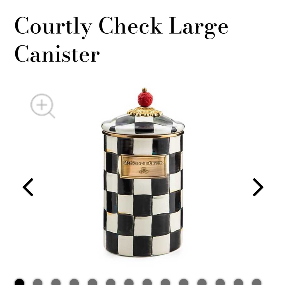 Mackenzie Child Large Canister